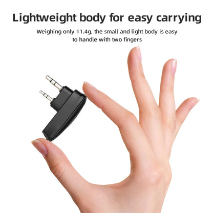 Wireless Bluetooth Walkie Talkie Programming Adapter for Baofeng UV-5R, UV-82, BF-888S & UV-5RH Two Way Radios – K-Plug Frequency Programming Tool with App Support