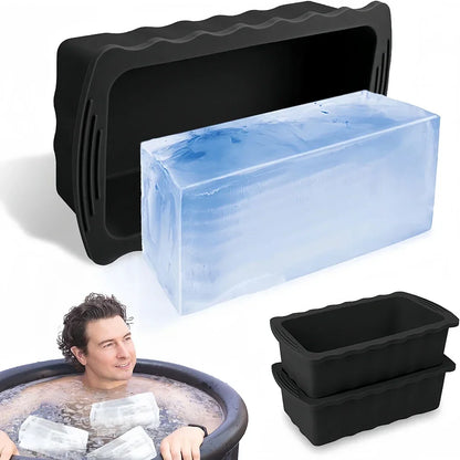 1/3/5PCS Oversized Silicone Ice Cube Mold – Efficient Large Ice Crate for Ice Bath, Ice Bucket & Ice Blocks
