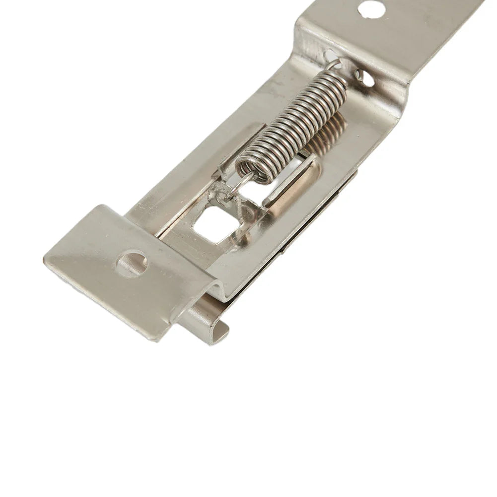 2Pcs Metal Frame Number Plate Clips | Anti-theft Spring Holder for Trucks, Cars, and Trailers | Rectangle Design