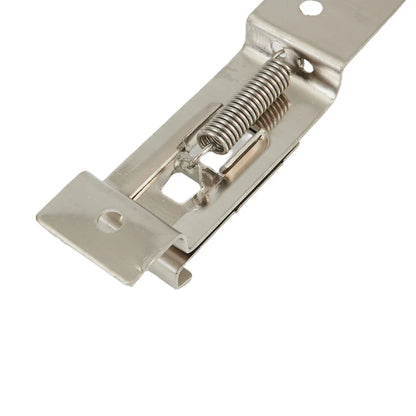 2Pcs Metal Frame Number Plate Clips | Anti-theft Spring Holder for Trucks, Cars, and Trailers | Rectangle Design