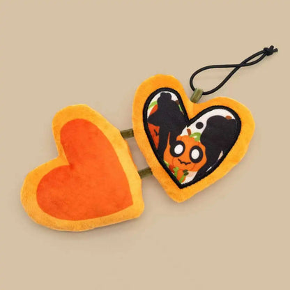 Dandy's World Halloween Plush Toy – Pumpkin Gourdy & White Bones Ribecca Eclipse, Soft Stuffed Toy for Kids & Game Fans Gift