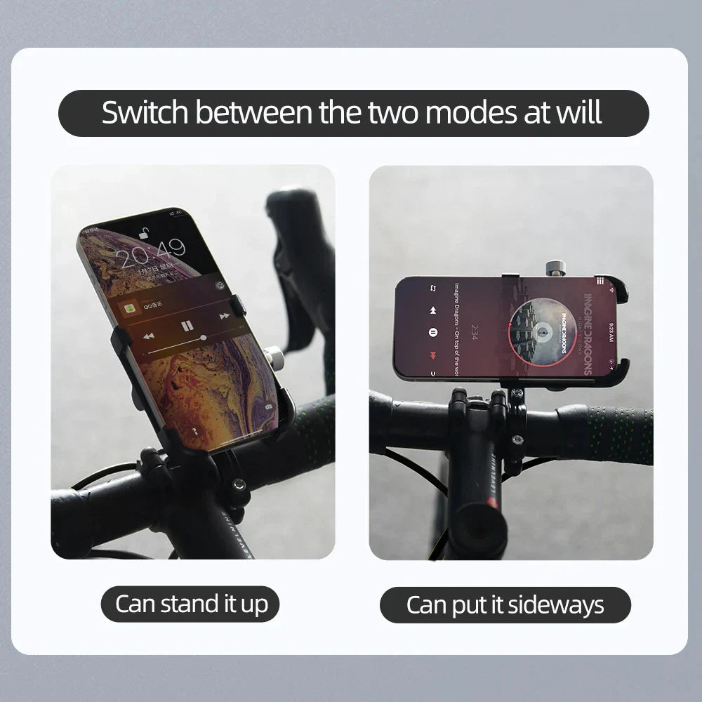 ThinkRider Anti-Vibration Bicycle Phone Mount for Mountain & Road Bikes – Navigation & Mobile Stand for E-Bikes