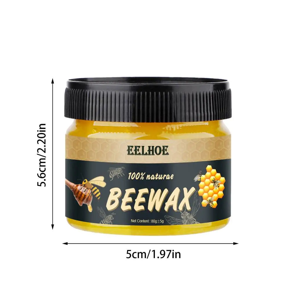 Natural Beeswax Wood Polish for Furniture & Floors – Waterproof Wood Care & Maintenance Wax