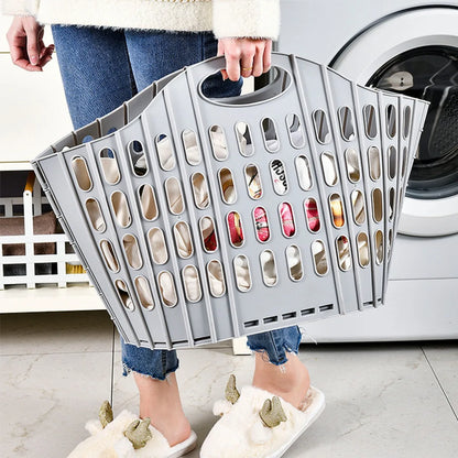 Modern Foldable Laundry Hamper – High-Capacity Portable Clothes Organizer, Durable Laundry Basket for Home & Bathroom