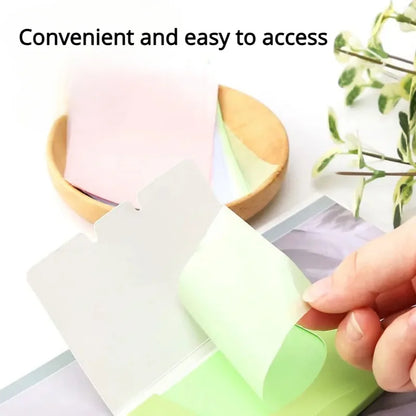 100/300PCS or 6 Packs Portable Facial Oil Blotting Papers – Oil Control & Face Cleansing Wipes