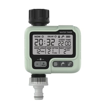 HCT-322 Automatic Water Timer - Digital Garden Irrigation System, Intelligent Outdoor Sprinkler to Save Water and Time
