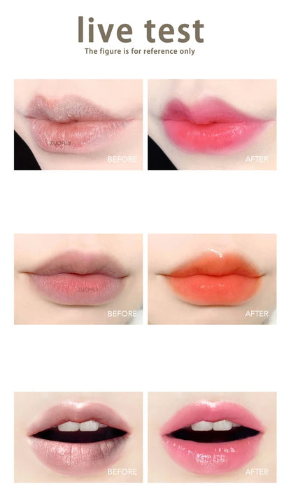 Honey Peach Magic Color Lipstick – Temperature-Change Moisturizing Lip Balm, Nourishing & Long-Lasting Bright Lip Makeup