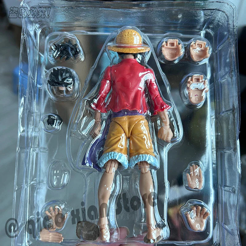 One Piece Action Figures - Luffy, Zoro, Ace Anime Models with Movable Joints for Kids' Birthday Gifts & Collection