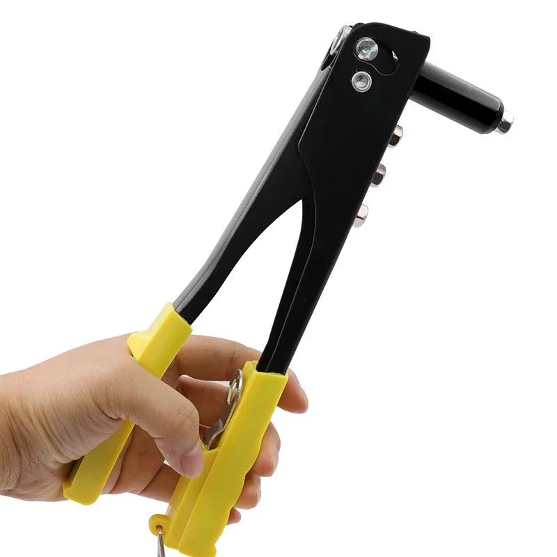 120pcs Heavy Duty Pop Rivet Gun Kit – Hand Riveter Tool Set with Assorted Rivets for DIY & Repair Projects