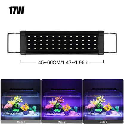 Aluminum Alloy Aquarium Lamp - Clip-On Fish Tank Light for Plant Growth & Bracket Mount