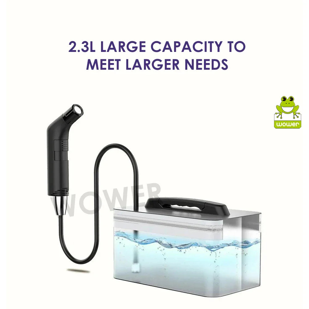 Wower Portable Electric Bidet for Personal Hygiene – 2.3L Rechargeable Shattaf Travel & Camping Bidet Shower Sprayer