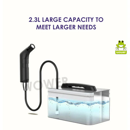 Wower Portable Electric Bidet for Personal Hygiene – 2.3L Rechargeable Shattaf Travel & Camping Bidet Shower Sprayer