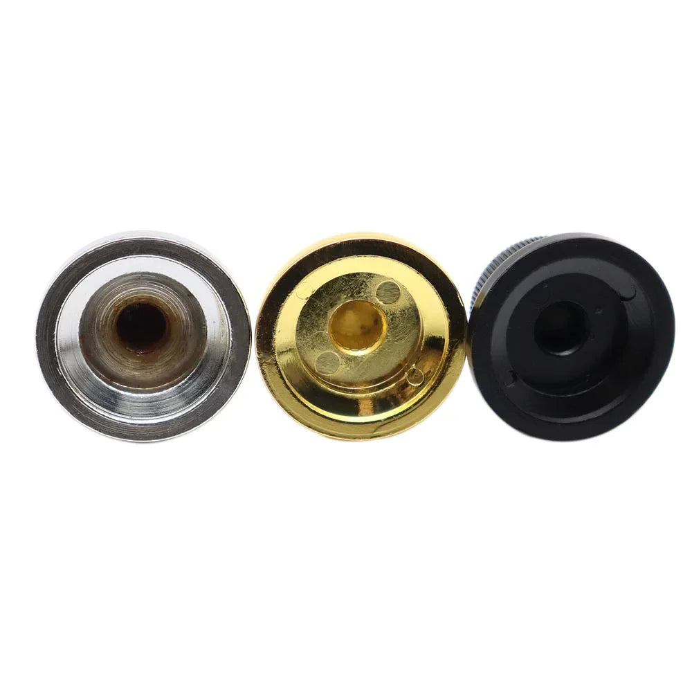 Metal Guitar Bass Top Hat Knobs - Speed Control Knobs for LP & SG Electric Guitars