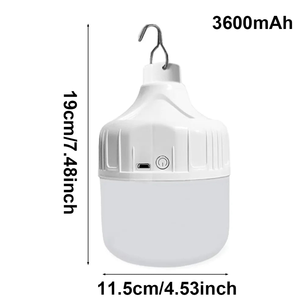 Portable USB Rechargeable LED Pendant Light – High Brightness Waterproof Outdoor Camping, Fishing & Emergency Lamp