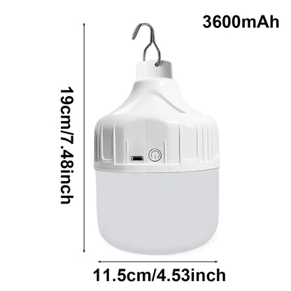 Portable USB Rechargeable LED Pendant Light – High Brightness Waterproof Outdoor Camping, Fishing & Emergency Lamp