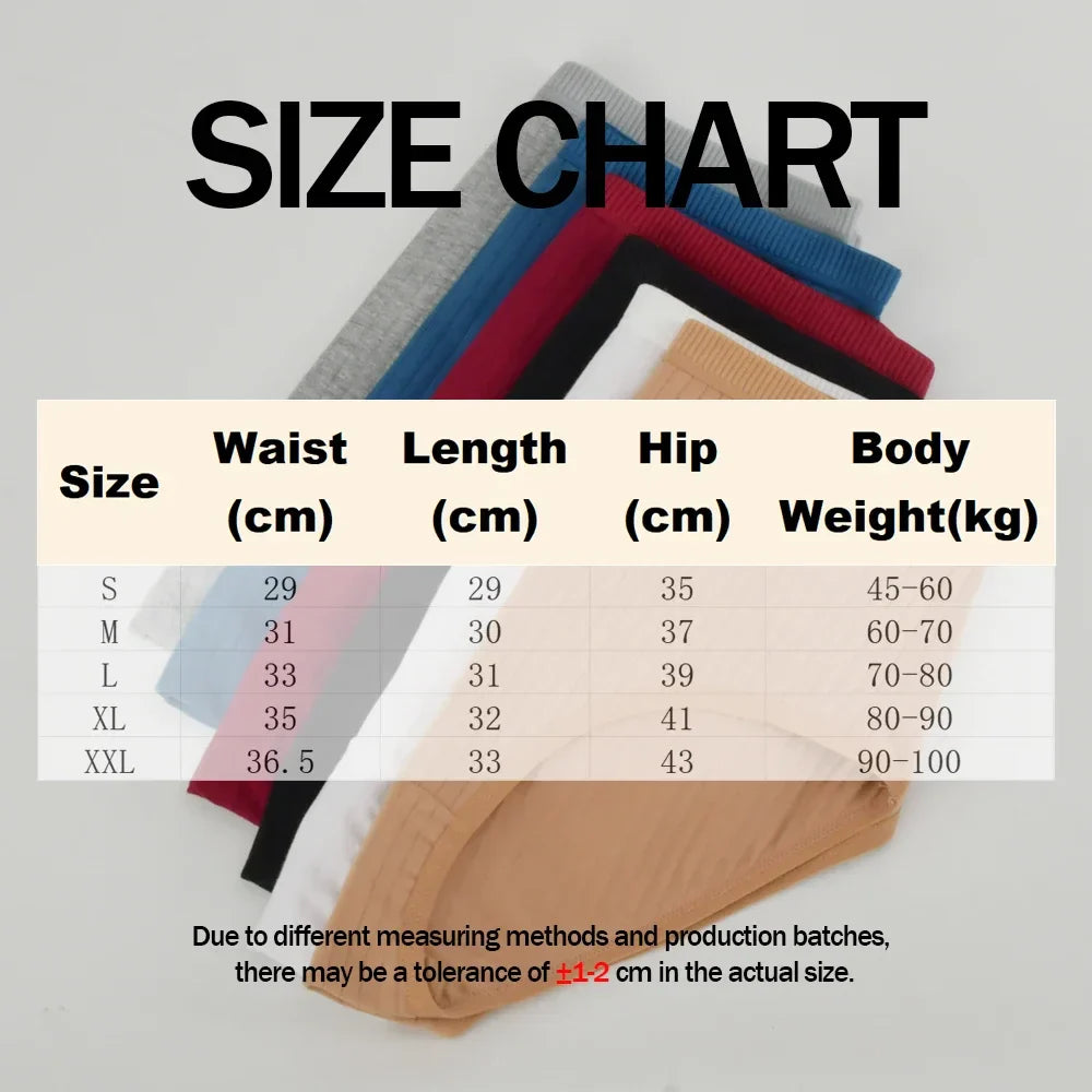Soft High Waist Cotton Panties – Breathable Plus Size Women’s Underwear, Striped Lingerie Briefs