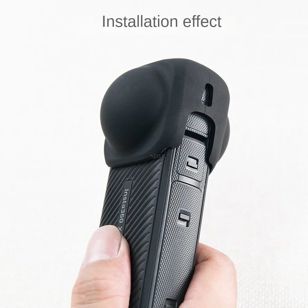 Lens Cap for Insta360 X4 – Silicone Anti-Dust & Anti-Scratch Protector Cover for Insta360 X4 Camera Accessories