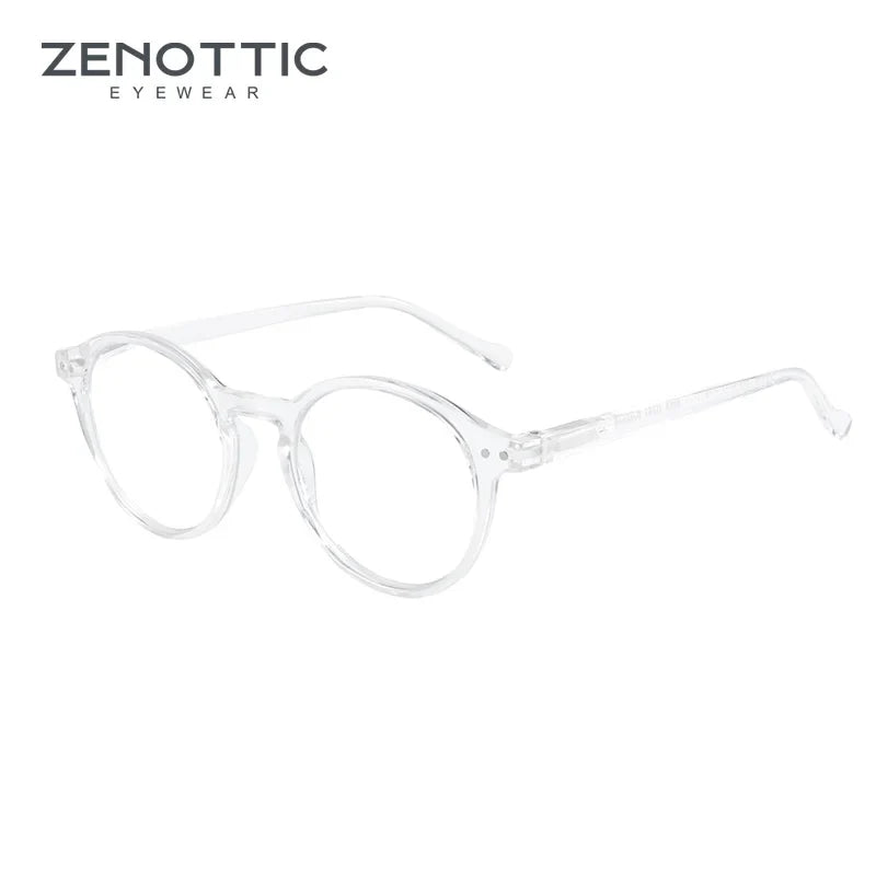 ZENOTTIC 2025 Retro Reading Glasses – Anti-Blue Light Blocking Eyeglasses for Women & Men, Diopter 0 to 4.0