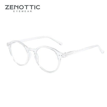 ZENOTTIC 2025 Retro Reading Glasses – Anti-Blue Light Blocking Eyeglasses for Women & Men, Diopter 0 to 4.0