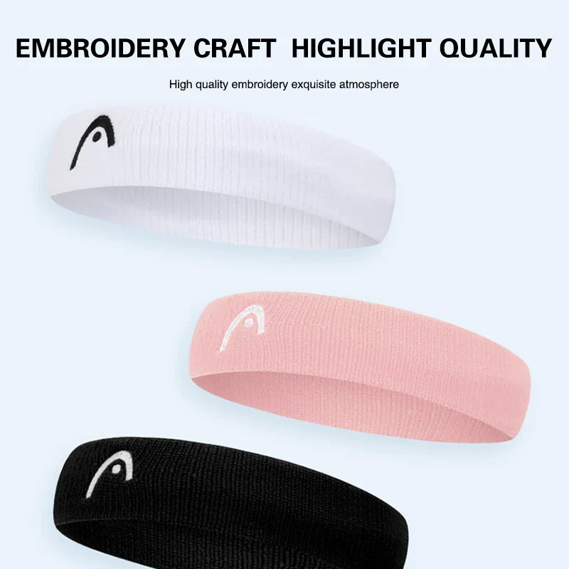 HEAD Sports Hairbands for Men & Women — Fitness Sweatband for Tennis, Badminton, Yoga, Basketball, Running, Fashion Headband