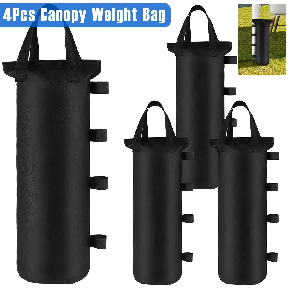 4Pcs Canopy Weight Bags - Oxford Cloth Reusable Sandbags with Handles for Tents & Canopies