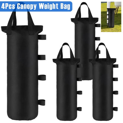 4Pcs Canopy Weight Bags - Oxford Cloth Reusable Sandbags with Handles for Tents & Canopies