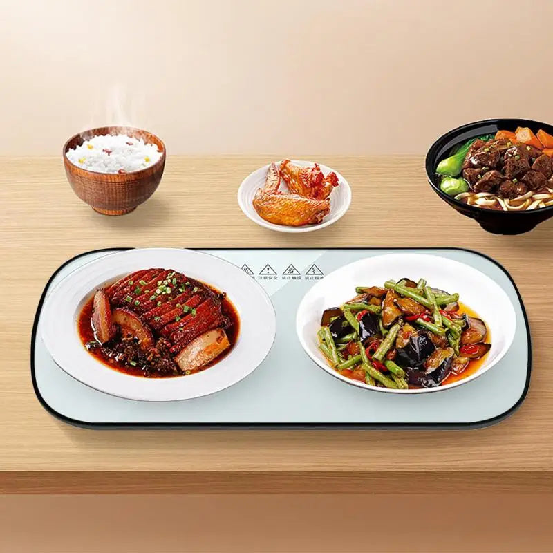 Smart Electric Warming Tray | Adjustable Temperature Control | Keeps Food Hot with Constant Warmer Plate | Heating Food Essential