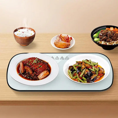 Smart Electric Warming Tray | Adjustable Temperature Control | Keeps Food Hot with Constant Warmer Plate | Heating Food Essential