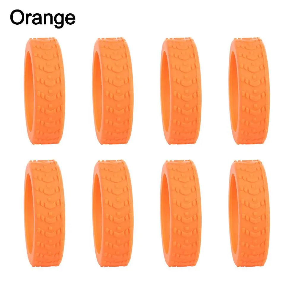 8pcs Travel Luggage Wheel Covers | Silicone Casters Protection for Suitcase, Noise-Reducing