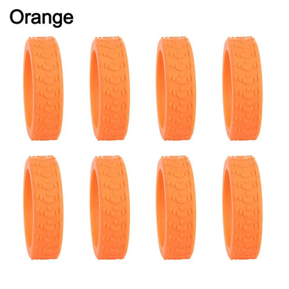 8pcs Travel Luggage Wheel Covers | Silicone Casters Protection for Suitcase, Noise-Reducing
