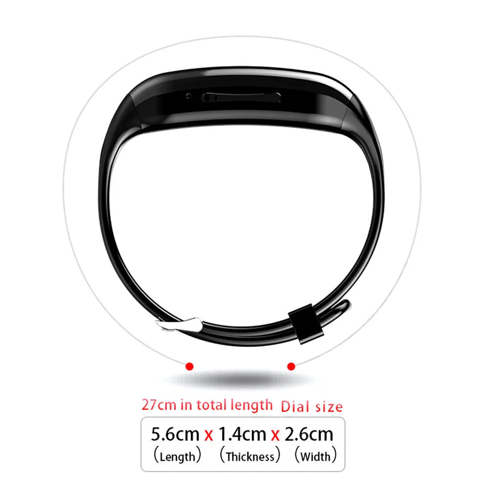 8-256GB Video Mini Camera Watch – Audio Voice Recorder Wristband with USB Flash Drive & Noise Reduction