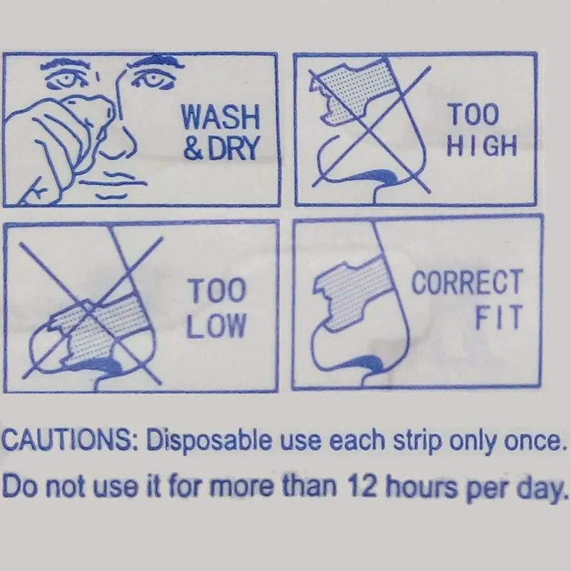 Breath Nasal Strips | 100/200/300PCS Anti-Snoring Nose Patches for Easier Breathing & Better Sleep Aid