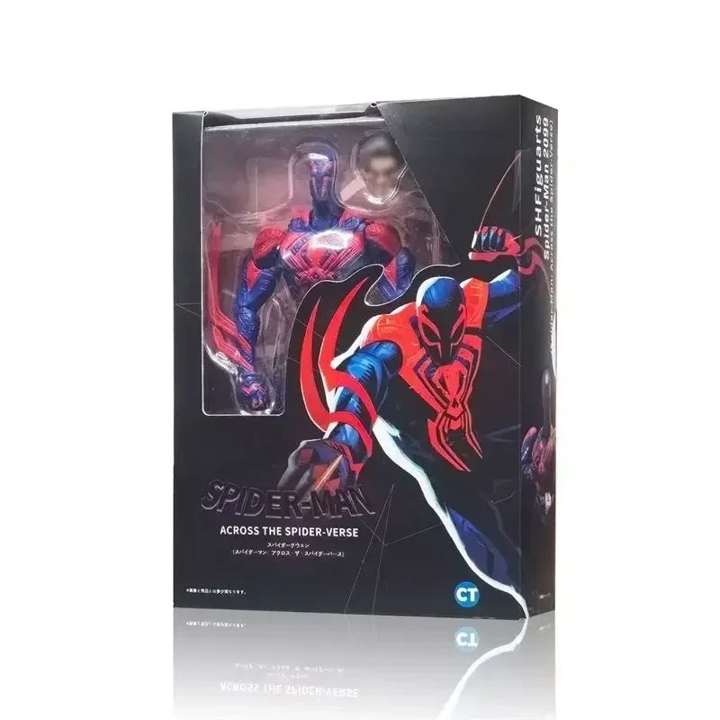 CT Spider-Man 2099 S.H.Figuarts – Across the Spider-Verse Part One Anime Action Figure Model Toy Gift
