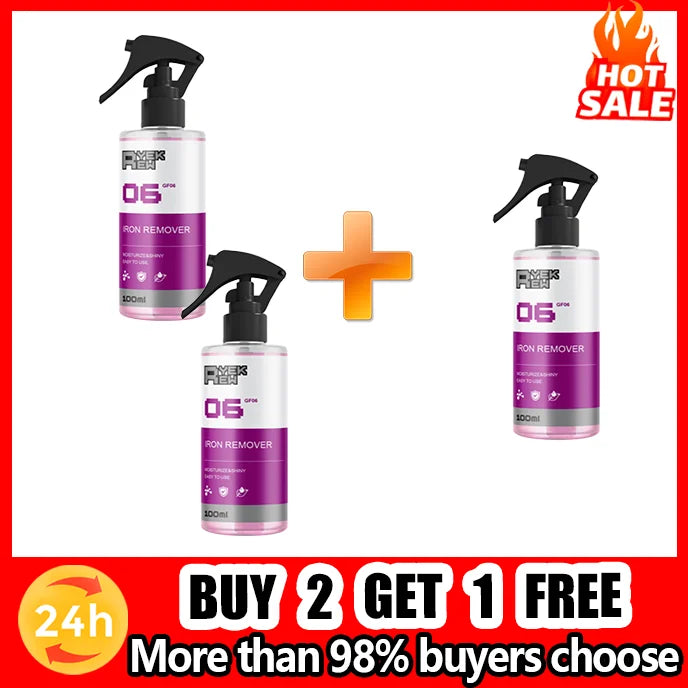 Car Rust Remover Spray - Fast Auto Rust Cleaner with Anti-Corrosion Protection & Tire Shine Maintenance Formula