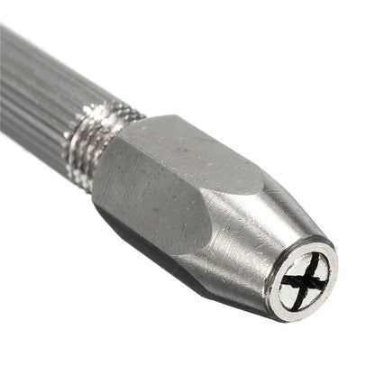 0-3.1mm Anti-Rust Watchmaker Pin Vice – Hexagonal Handle Tool for Watch & Jewelry Repair, Carving Accessories