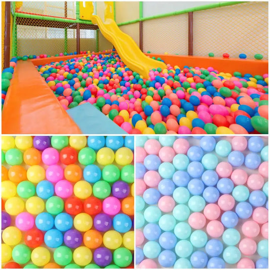 100PCS Colorful Soft Water Balls – Outdoor Sport Pool & Ocean Wave Toys, Eco-Friendly Stress Relief Air Balloons for Babies & Children