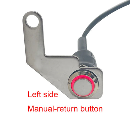 12V LED Waterproof Motorcycle Handlebar Switch – Manual Reset Button