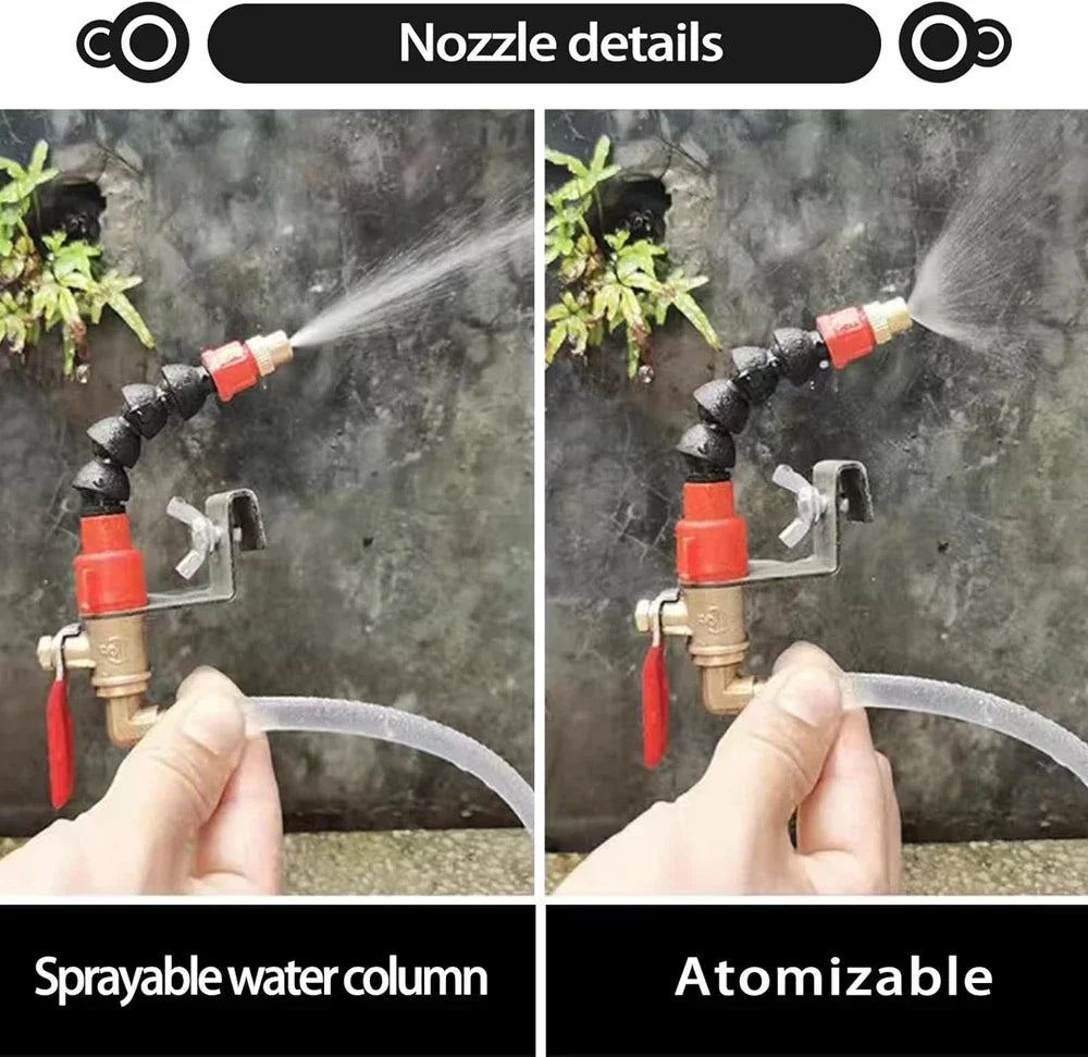 Coolant Misting Nozzle System – Dust-Proof Water Sprayer for Marble, Tile & Brick Cutting Machines