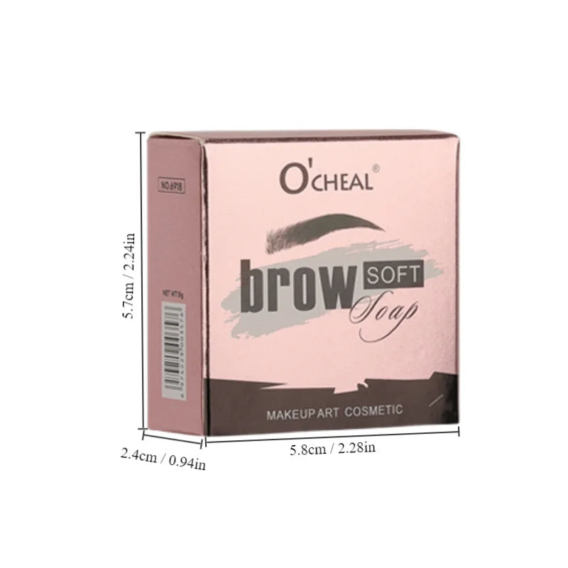 Waterproof 3D Eyebrow Styling Cream – Quick-Drying Natural Brow Pomade, Sculpting Gel Wax for Eyebrow Setting