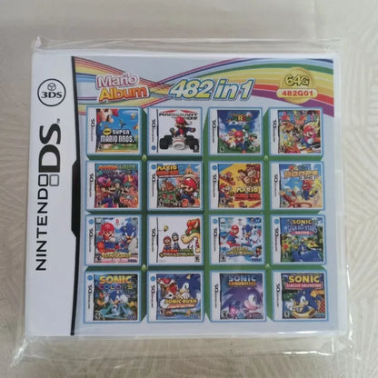 NDS/3DS Multi-ROM Game Card — 4300/510/500/208-in-1 Combined NDS Cartridge/Cassette