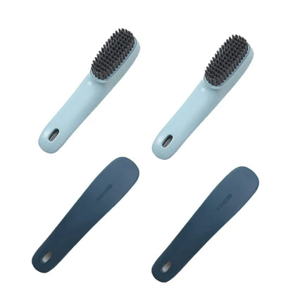 Multi-Purpose Shoe Cleaning Brush - Plastic Scrubbing Tool for Shoes, Clothes & Household Cleaning Tasks