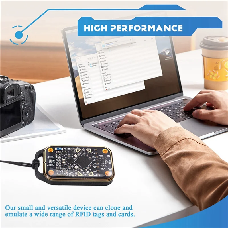 Chameleon Ultra Smart Card Emulator & RFID Key Reader – 125KHz & 13.56MHz NFC Card Duplicator with CUID Keychain