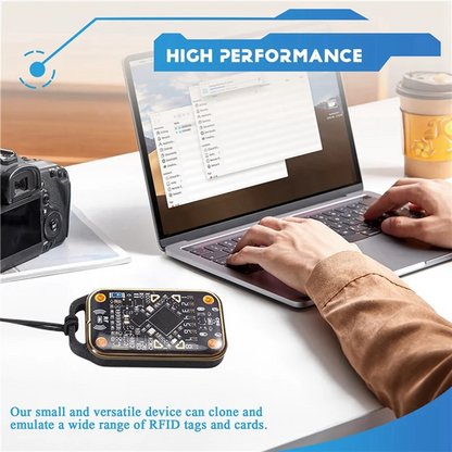Chameleon Ultra Smart Card Emulator & RFID Key Reader – 125KHz & 13.56MHz NFC Card Duplicator with CUID Keychain
