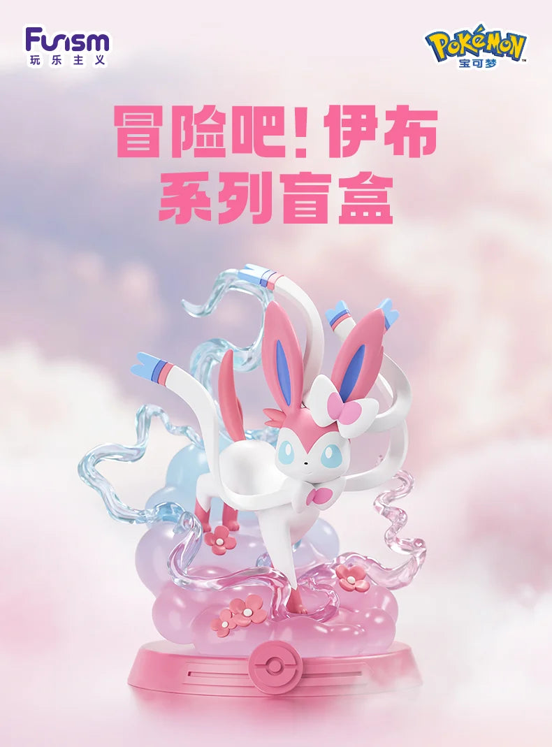 Anime Pokémon Funism Adventure Eevee Family Blind Box – Jolteon & Sylveon Action Figure Toy Gift