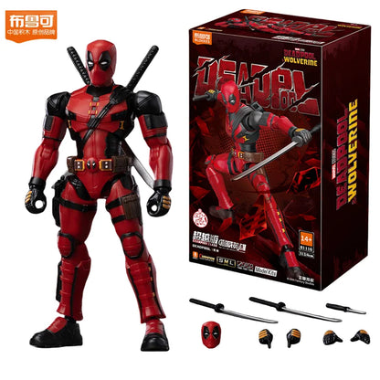 Blokees Deadpool 3 Wolverine Action Figures – Movie Version Deadpool & Friends Collectible Figures, Adult Gift