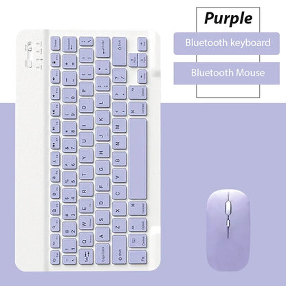 Mini Bluetooth Wireless Keyboard Set - Universal Phone Tablet iPad Keyboard and Mouse Accessories