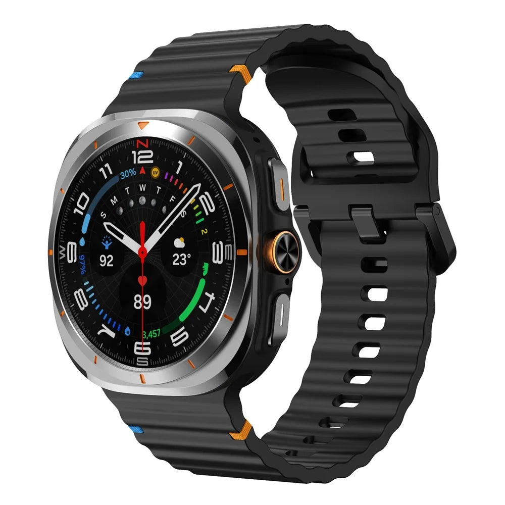 Silicone Sport Band for Samsung Galaxy Watch Ultra 47mm — Original Wrist Strap Accessory Correa