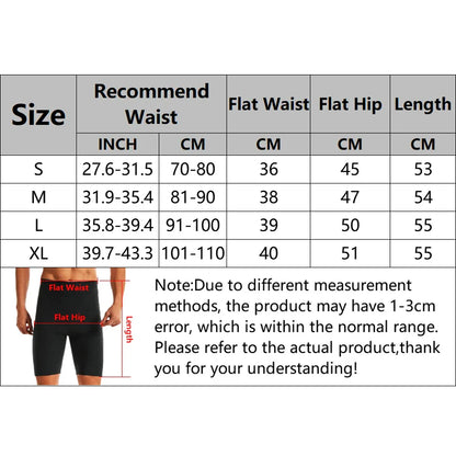 Men’s Sauna Sweat Shorts – Slimming Fat Burning Workout Fitness Waist Trainer Belly Trimmer Abdomen Reducer Activewear