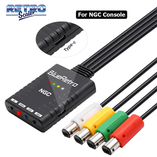 BlueRetro Wireless Adapter for GameCube – Connect PS3/PS4/PS5, Switch Pro, Wii & 8BitDo Controllers