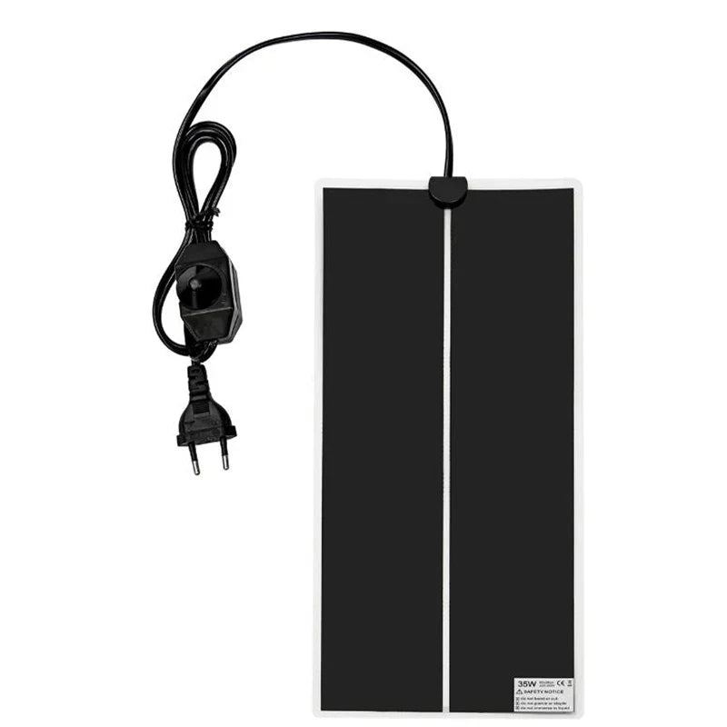 Adjustable 5-45W Terrarium Heat Mat for Reptiles with Temperature Controller - Climbing Pet Heating Pad